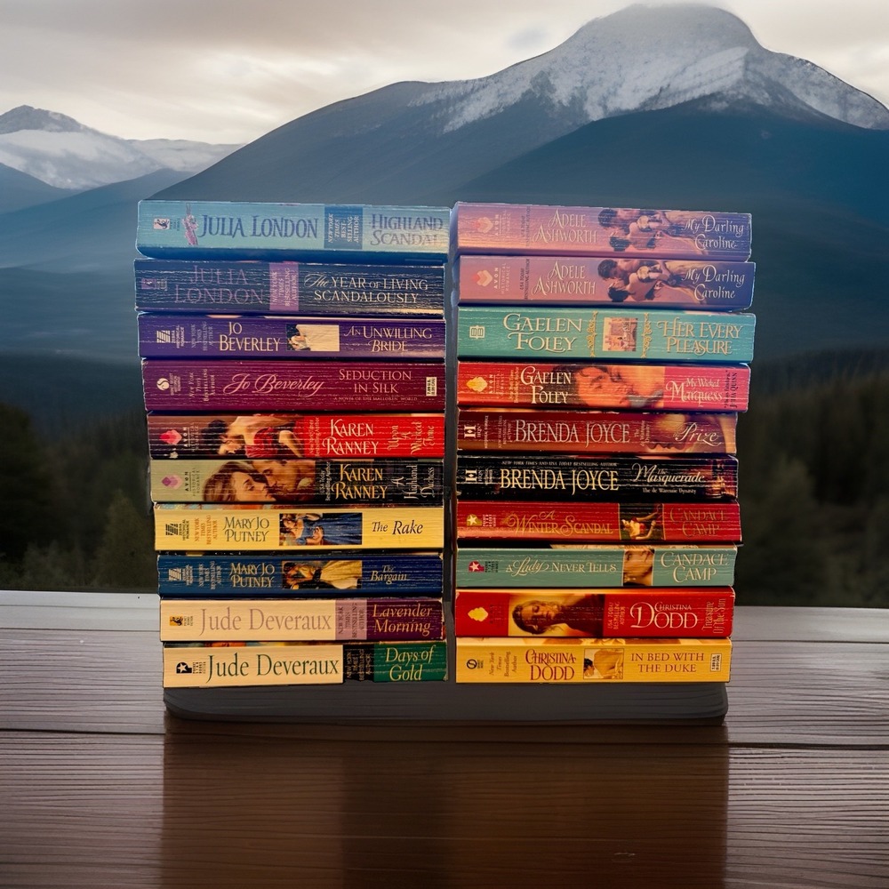 Lot 18 Historical Romance Books Regency Scottish Highland Mixed Paperbacks(1)